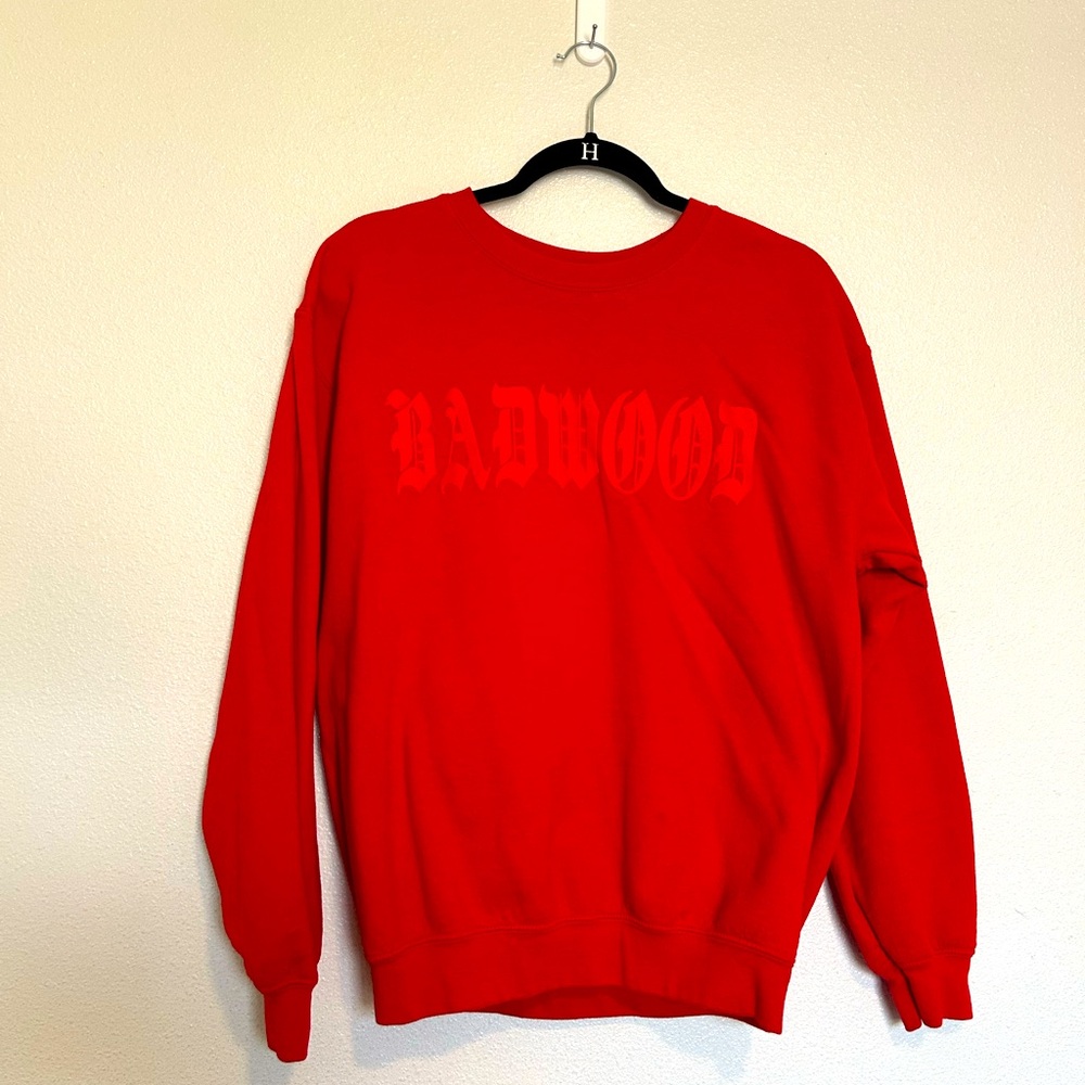 Badwood Sweatshirt, Size M, Red